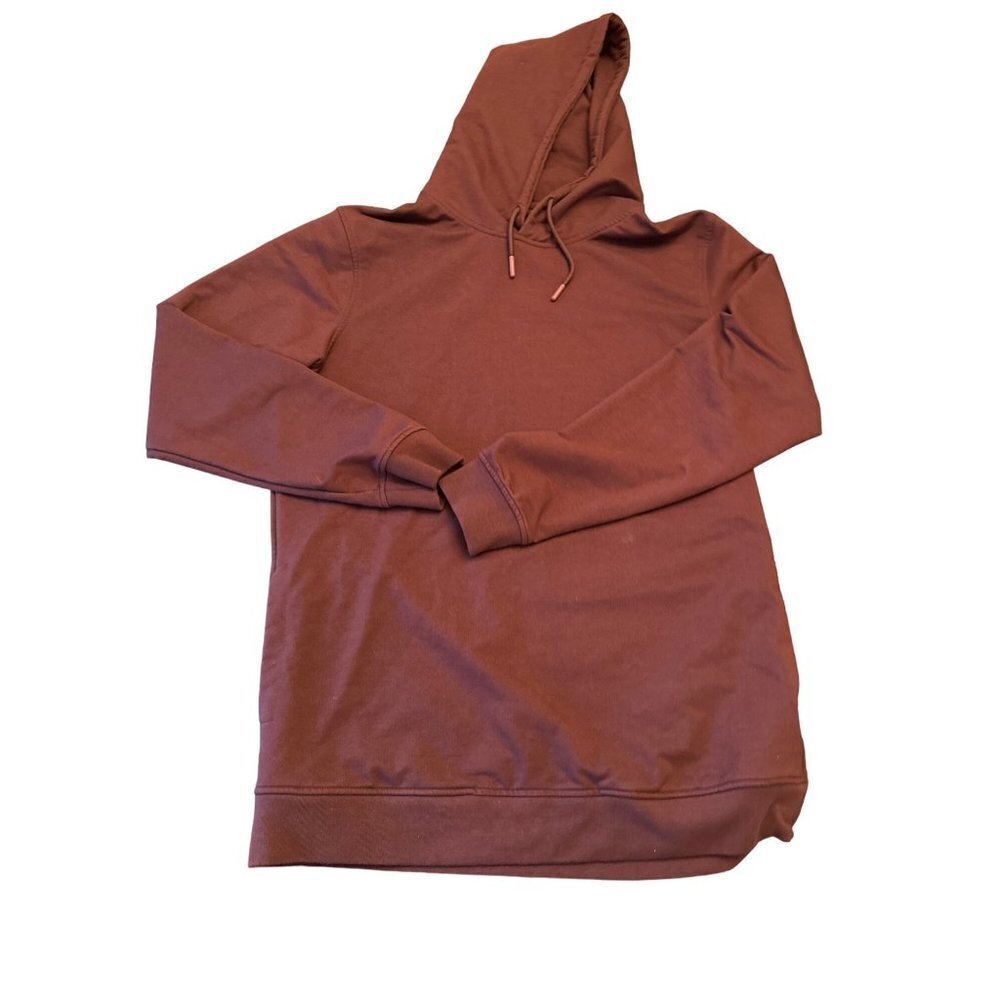 Cuts Classic Mens Burgundy Pullover Hooded Sweatshirt Size XX Large